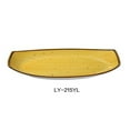 thumbnail image 1 of Yanco LY-215YL Lyon 15 in. Rectangular Plate, Reactive Glaze, Yellow - Pack of 12, 1 of 1