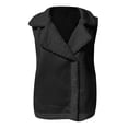 thumbnail image 3 of Women's Suede Vest Casual Button Down Sleeveless Jackets Lambswool Coat Winter Warm Outerwear Vests The Coat Women Womens Plaid Vests Outerwear Women Fall Outfits Jacket Dress Set for Women Flannel, 3 of 3