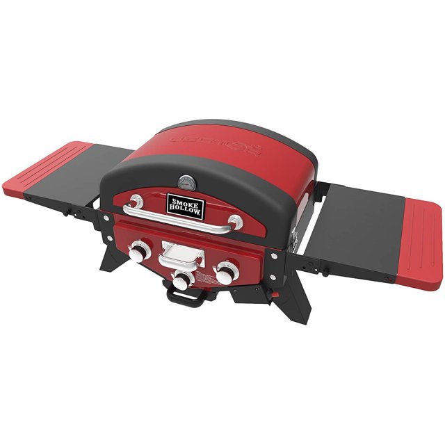 Smoke Hollow VT280RDS Vector Series 2-Burner Portable Tabletop Gas Grill, Red