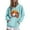 #478-Light Blue, variant on Craaazy Hoodies For Women Long Sleeve Oversized Hoodies Loose Fashion Pockets Pullover Tops Gradient Printed Hooded Sweatshirts Gifts For Women