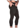 thumbnail image 4 of Hinvhai Compression Pants for Men, 2 in 1 Running Shorts Double Layer Quick ness Leggings Sport with Pocket Black XL(XL), 4 of 8