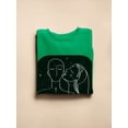 thumbnail image 3 of Couple Silhouettes Sweatshirt Men -Image by Shutterstock, Male Small, 3 of 4