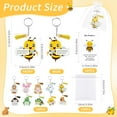 thumbnail image 2 of Positive Support Keychains Gifts 20pcs Employee Appreciation Gift Bulk for Coworker Friend Cute Animal Keychain, 2 of 4