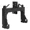 Black, variant on 【Fathersdaygift】GARVEE 3 Point Quick Hitch, designed for tractors with a robust 3000 lbs lifting capacity. Available in vibrant colors, it's perfect for efficient and reliable agricultural tasks.