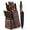 Walnut Brown, variant on Vesteel Knife Set for Kitchen with Block, 15 Pcs High Carbon Stainless Steel Kitchen Knives Set with Sharpener Kitchen Shears - Walnut Brown