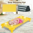 thumbnail image 5 of Costway Pack of 4 Kids Stackable Naptime Cot 51''Lx23''W Daycare Rest Mat Colorful, 5 of 10