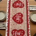 thumbnail image 5 of Table Runners 70 Inches Long Dress Scarves, Valentine's Day Farmhouse Coffee/Dining/Kitchen Table Decor, Holiday Table Runner, Red Love Heart Roses Romantic Vintage 13x70 Inch, 5 of 9