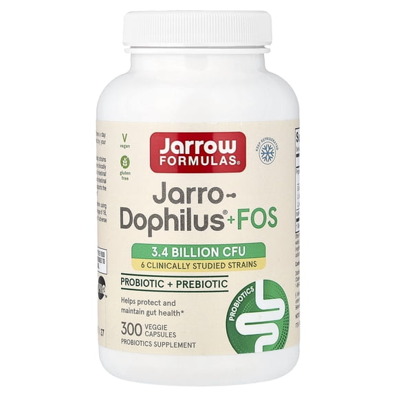 Jarrow Formulas Jarro-Dophilus®   FOS, 300 Veggie Capsules