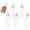5pcs, variant on 3-Way Grill Skewers, Stainless Steel BBQ Meat Skewers with Push Slider, Reusable Metal Grilling Forks for Vegetables and Shrimp, 14.7 Inches