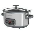 thumbnail image 4 of Black + Decker 7-qt Locking Lid Digital Slow Cooker, 4 of 7