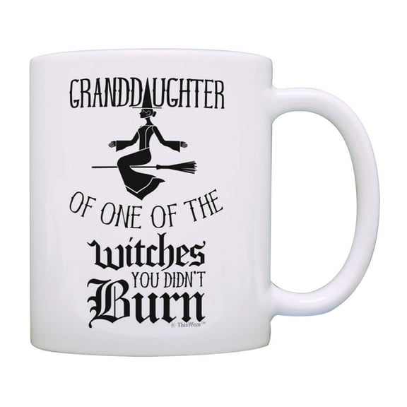 Witch Mug Witches You Didn't Burn Coffee Mug Halloween Gifts Witch Coffee Cup Tea Cup White