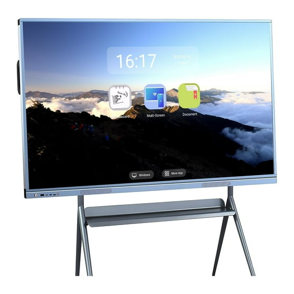 BELNET Smart TVs, Smart TVs Digital Electronic Whiteboard and Screen Mirroring, 55 Inch 4K Uhd Built-In Camera Multi-Touch Player for Advertisin and Business