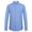Blue, variant on Men's Solid Oxford Shirt Long Sleeve Dress Shirt Work Casual Button Down Shirts with Pocket