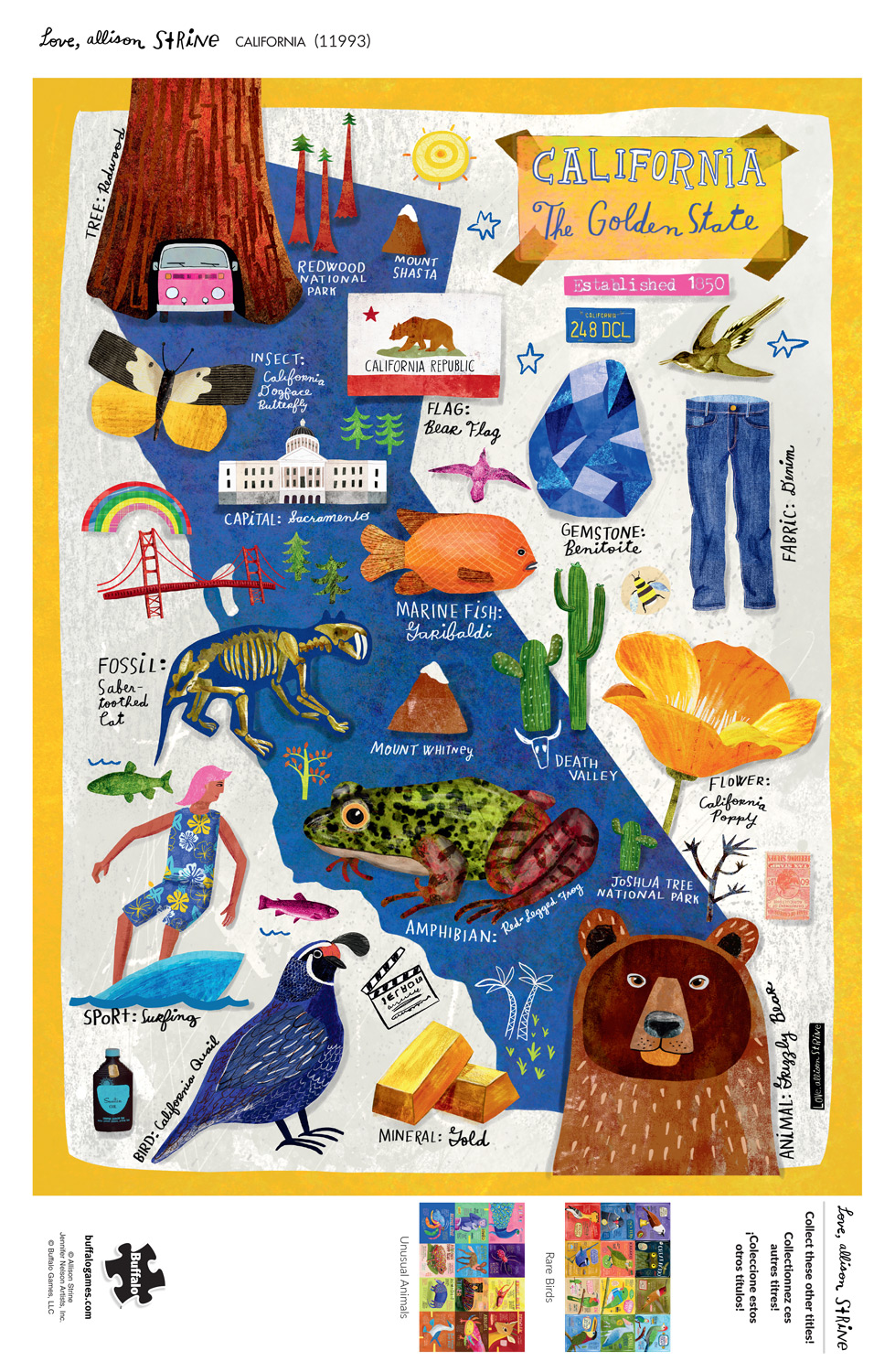 Buffalo Games 1000-Piece Allison Strine California Jigsaw Puzzle