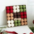 thumbnail image 5 of Christmas Decorations 36PCS Wool Felt Balls Gift Box Set Christmas Tree Hanging Ornaments for Window Display Holiday Scene Arrangement and Home Party Decoration Accessories**, 5 of 8