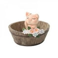 thumbnail image 1 of Grand Transparent 3 Types Mignon Animal Pot de Fleurs Carné Style Campagnard Américain Pots pour Succulentes Résine Mini Pots de Fleurs Pots de Fleurs Mode Jardinières, 1 of 6