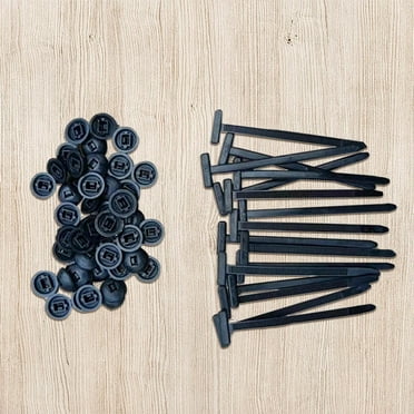 100Pcs Nylon Universal Cable Tie Buckle, Heavy Duty Self-Locking Nylon Zip Ties Holder, Multipurpose Plastic Cable Ties Tool for Car Daily Repair (20Pcs)