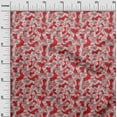 thumbnail image 3 of oneOone Cotton Jersey Red Fabric Abstract Sewing Craft Projects Fabric Prints By Yard 58 Inch Wide, 3 of 4