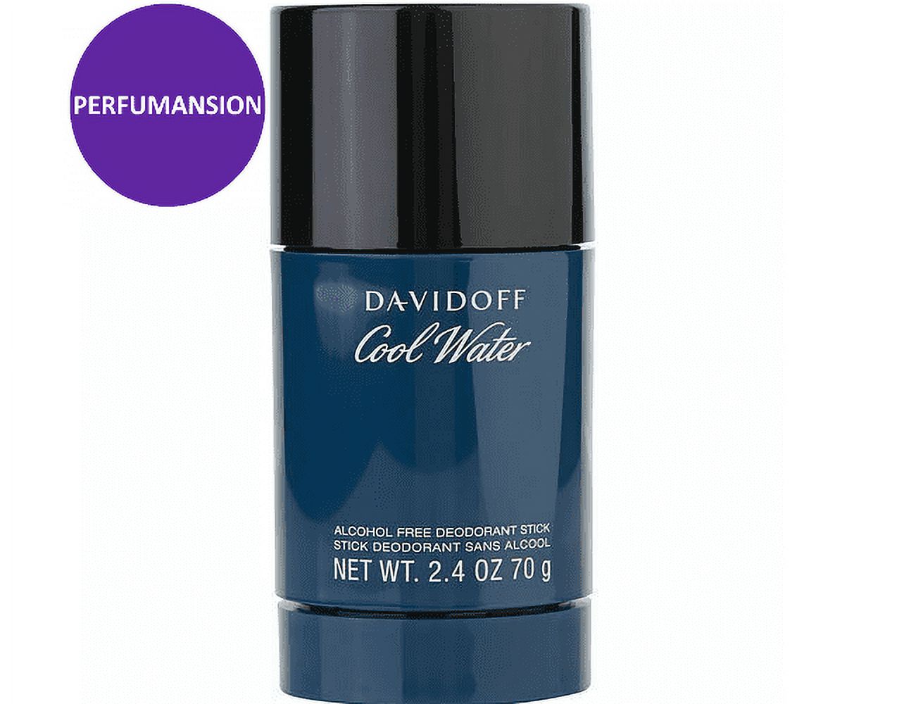 Davidoff Cool Water Alcohol Free Deodorant Stick for Men, 2.4 oz SEALED (3 PACK)