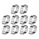 thumbnail image 2 of East buy - Abrazadera de Manguera -10pcs Abrazadera de Manguera de Dos Orejas de Acero Inoxidable Chapado en Zinc 5-23 mm para Tubo de tubería de Gasolina Fule(11-13Mm), 2 of 14