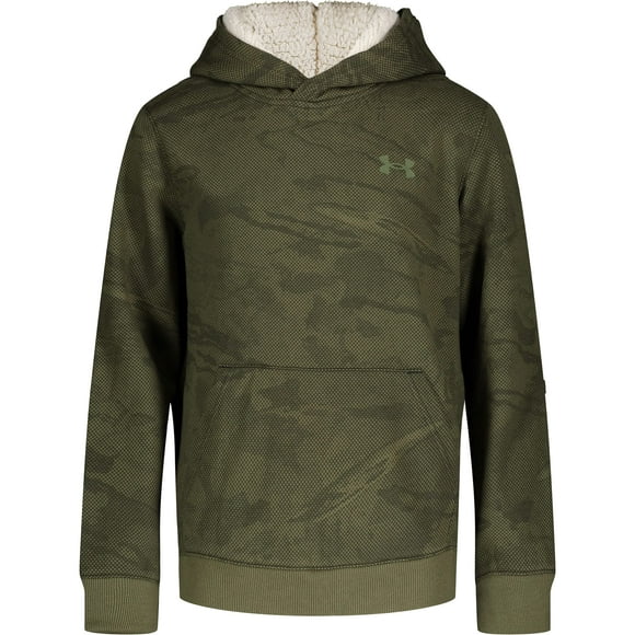 Under Armour Boys' Outdoor Hoodie, Marine OD Green, Large