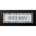 thumbnail image 2 of Allen, Kimberly 24x11 Black Modern Framed Museum Art Print Titled - Beach House, 2 of 5