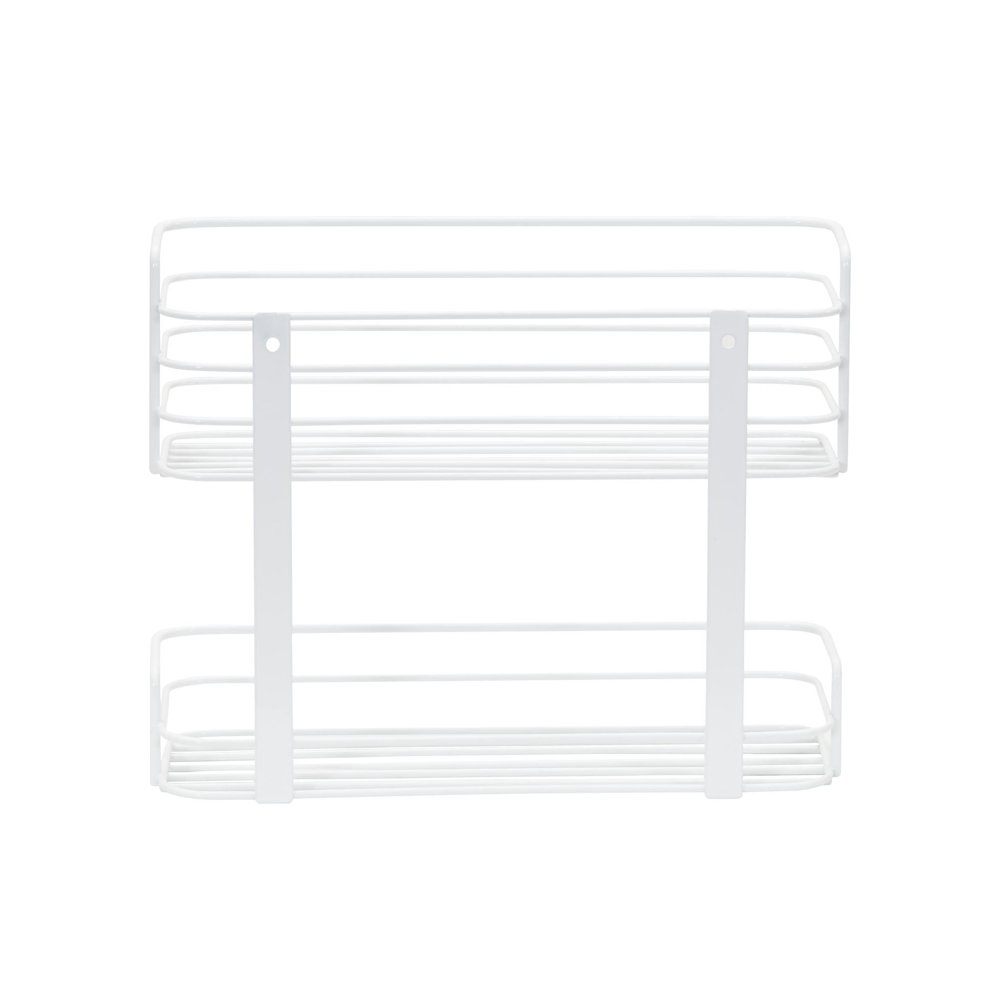 Household Essentials 2 Tier Basket Organizer Door Mount White : Target