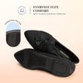 thumbnail image 5 of DREAM PAIRS Women's Pointed Toe Ballet Flats Comfortable Knit Slip-On Shoes with Bow Detail Lightweight Flexible Everyday Walking Flats, 5 of 9