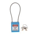 thumbnail image 1 of serony Stainless Steel Cable Safety Padlock Lockout Padlock Padlock Lockout Isolation Stainless Isolation Lock, 7 Color Blue, 1 of 9