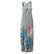 thumbnail image 4 of Vestido largo suelto sin mangas con bolsillos estampados informales de verano para mujer a la moda Fridja  hjkh2382, 4 of 5