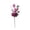 A004- Clear (Style E), variant on 20 Inch Spooky Halloween Decorations, Spooky Halloween Floral Pick with Skeleton Hand, and Pink Pumpkin, Indoor Halloween Table Decor for Halloween Party, 1 Pack