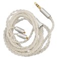 thumbnail image 4 of Cable de repuesto Para auriculares de cobre plateado Bling Bling trenzado de 8 hilos Para SE215 SE315 UE900 120 cm, 4 of 12