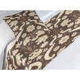 thumbnail image 3 of Baroque Floral Bed Runner Set, Vintage Style Damask Soft Tones Botanical Pattern Bohemian Print, Decorative Bedding Scarf & a Pillow Sham for Hotels Homes, Twin, Taupe Eggshell Umber, by Ambesonne, 3 of 3