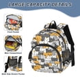thumbnail image 4 of ALAZA Cute Doodle Cats Mini Backpack School Bookbag Age 3-7 Small, 4 of 7