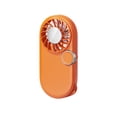 thumbnail image 3 of AuroraX Orange Portable Pocket Fan Rechargeable Mini Handheld Fan Rechargeable Lightweight Quiet Battery Operated Fans for Wedding Guests, 3 of 6