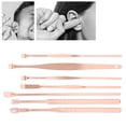 thumbnail image 1 of Eliminación de cera para la oreja, Herramientas de extraccióna de oídos Espirales de la Oreja de acero inoxidable, el juego de la oreja de acero paraxidable para el hogar para viajar, 1 of 7