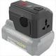 thumbnail image 3 of Inversor de Corriente para Batería de 40 V, 200 W de CC de 18 V A CA de 110 V con Puerto USB y Salida PD3.0 Tipo C, Iluminación LED, Enchufe de EE. UU., 3 of 5