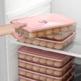 thumbnail image 4 of Refrigerator Organizer Bins with Lids 24-Egg Capacity Clear Plastic Storage Containers for Fridge 2 Pack, 4 of 6