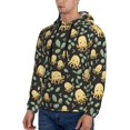thumbnail image 3 of Daiia Octopuses And Leaves for Men's Fashion Hoodies & Sweatshirts with Kangaroo Pocket Hooded Sweatshirt Breathable & Moisture Wicking-Small, 3 of 7