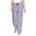 thumbnail image 1 of Fotbe Swan With Stars Pantalones de Pijama para Mujer, Pantalones de Dormir, Pantalones Pj con Cordón y Bolsillos-3X-Large, 1 of 6