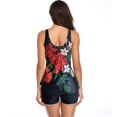 thumbnail image 3 of Maillots de Bain Tankini pour Femmes Deux Pièces Maillots de Bain à Imprimé Floral sur le devant Débardeur avec Short Garçon Maillots de Bain pour Femmes, 3 of 7