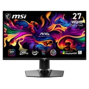 MSI MAG 271QPX QD-OLED, 27 OLED Gaming Monitor, 2560 x 1440 (QHD), OLED 0.03ms Response time, 360Hz, True Black HDR 400, HDMI, DP Port, USB Type C, Tilt, Height