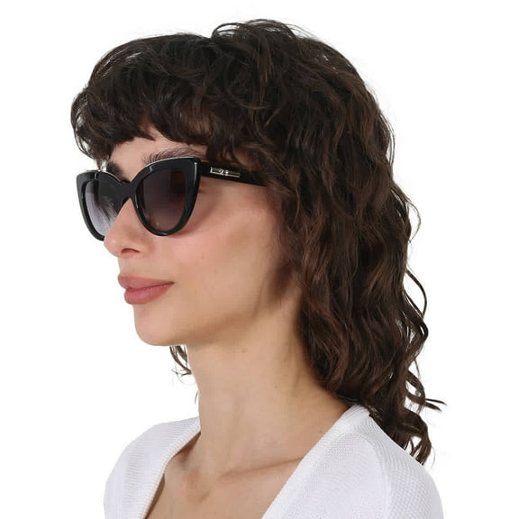 Longchamp LO686S 001 Women's Black Plastic Full Rim Sunglasses