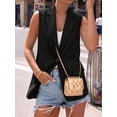 thumbnail image 3 of BTFBM Blazers For Women Spring Button Down Loose Vest Tops For Women Work Business Casual Outfits Summer Fashion, 3 of 9