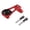 Red, variant on Mosiee Lightweight Aluminum Bicycle Bracket for Garmin Edge 20 25 200 500 And More Red