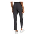 thumbnail image 2 of BAR III Womens Gray Stretch Pocketed Zippered Hook And Bar Closure Wear To Work Straight leg Pants 4, 2 of 4