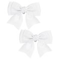 thumbnail image 1 of Uxcell 2-Pack Clips de Zapatos con Lazo, Hebilla de Zapato Elegante Desmontable, Clip de Lazo Bonito para Mujeres [Blanco], 1 of 7