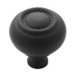 thumbnail image 1 of Amerock BP53471-FB Bouton Rond de 1,25 Po - Noir Plat, 1 of 1
