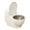 White, variant on Wall-Mounted Toilet-Shaped Cat Bowl Wall Mounted Covered Ashtray Toilet Shape with Lid Creative Indoor Smoking Supplies for Home Office Bathroom Decor 14*12*10, White