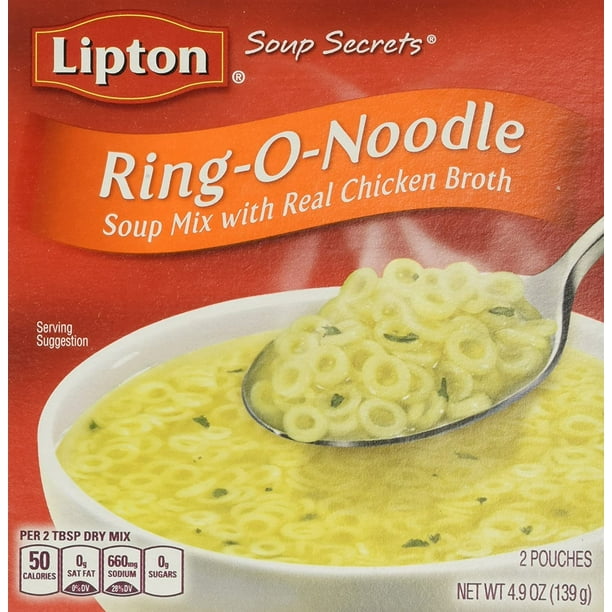 Lipton Soup Secrets Instant Soup Mix RingONoodle 4.9 oz (Pack of 1